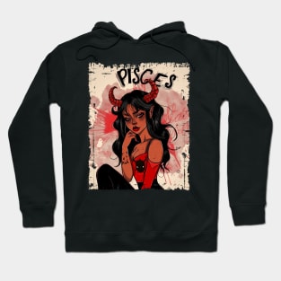 Pisces Baddie Devil Girl Hoodie